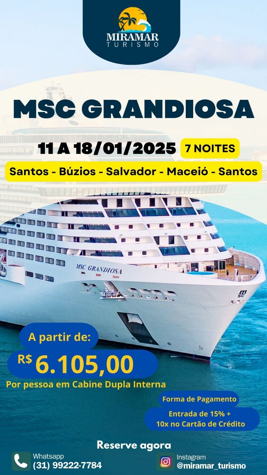 MSC GRANDIOSA - 11 A 18/01/25